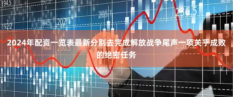 2024年配资一览表最新分别去完成解放战争尾声一项关乎成败的绝密任务
